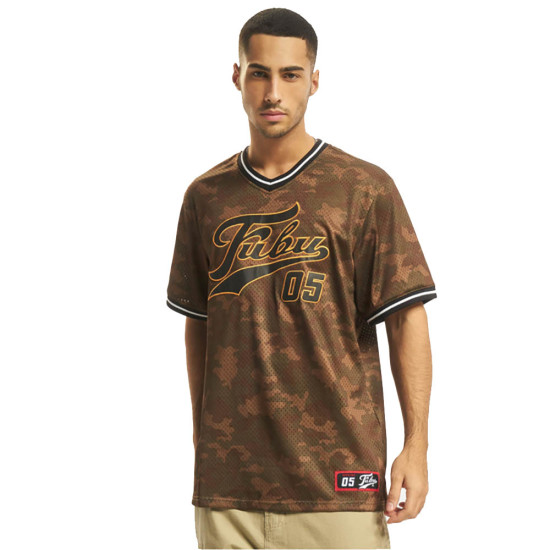 FUBU Ανδρική κοντομάνικη μπλούζα Varsity Camo Mesh Tee
